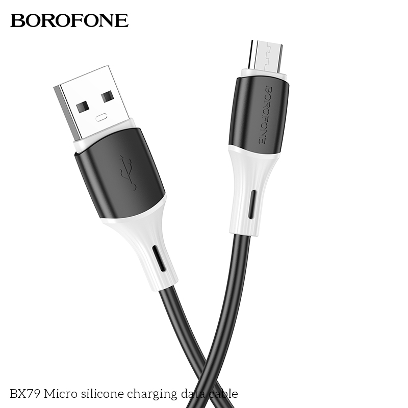 BOROFONE BX79 silicone USB-A to Micro-USB cable NZ 8